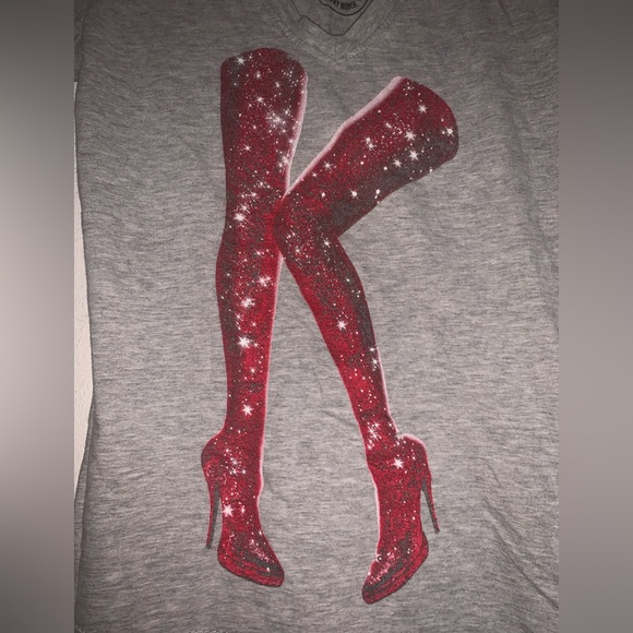 Vintage Broadway Kinky Boots V-neck T shirt - Picture 2 of 4